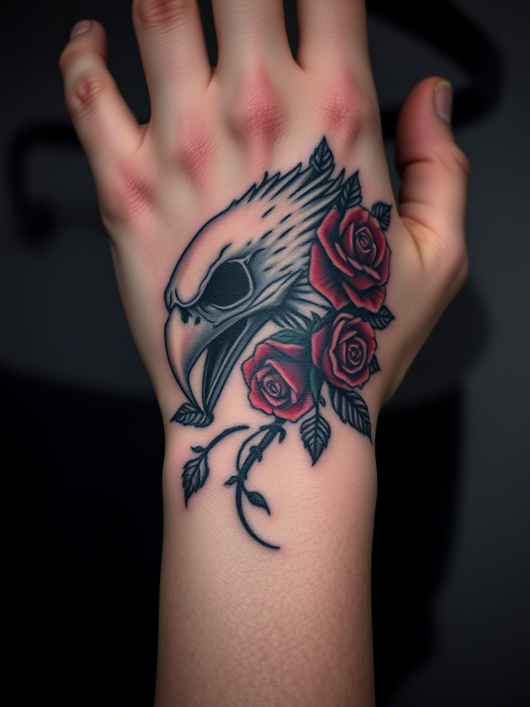 Eagle Tattoo Ideas on Hand
