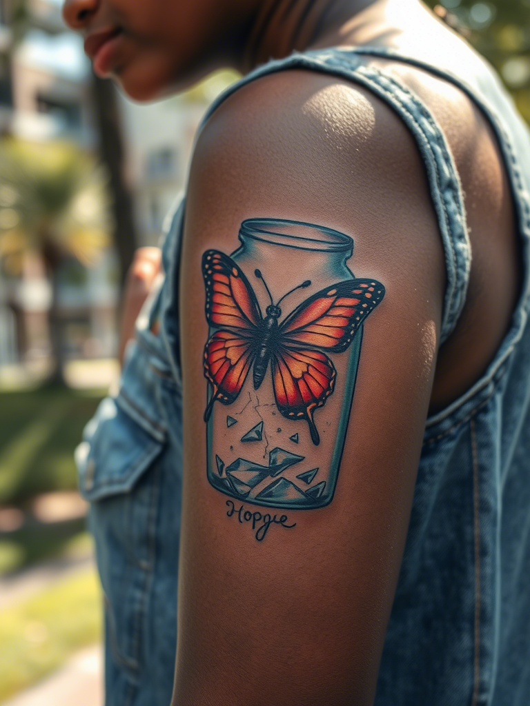 20+ Red Butterfly Tattoo Ideas for You