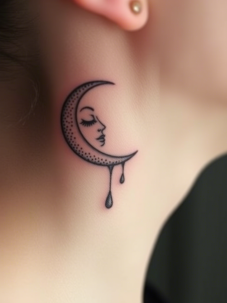 Moon Tattoo Ideas for Women