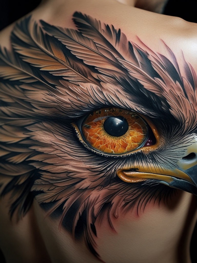 Eagle Tattoo Ideas on Back
