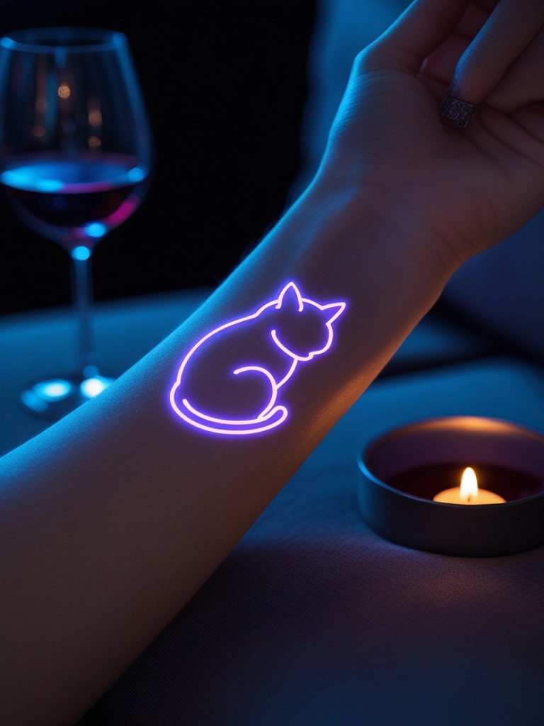 Simple Cat Tattoo Ideas