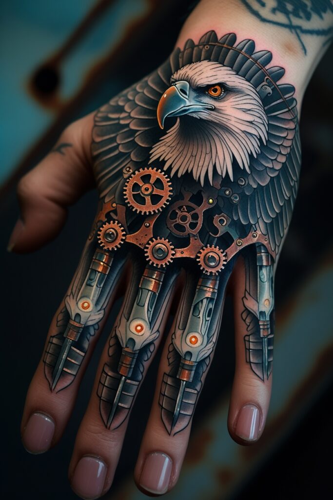 Eagle Tattoo Ideas on Hand