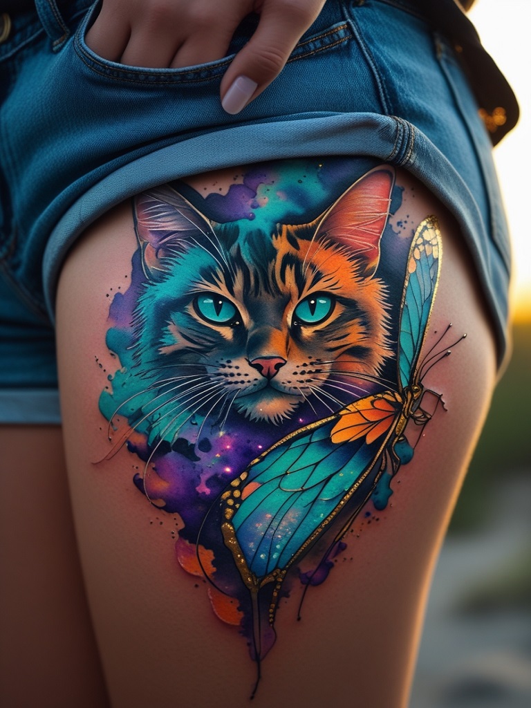 Cat Tattoo Ideas for Women