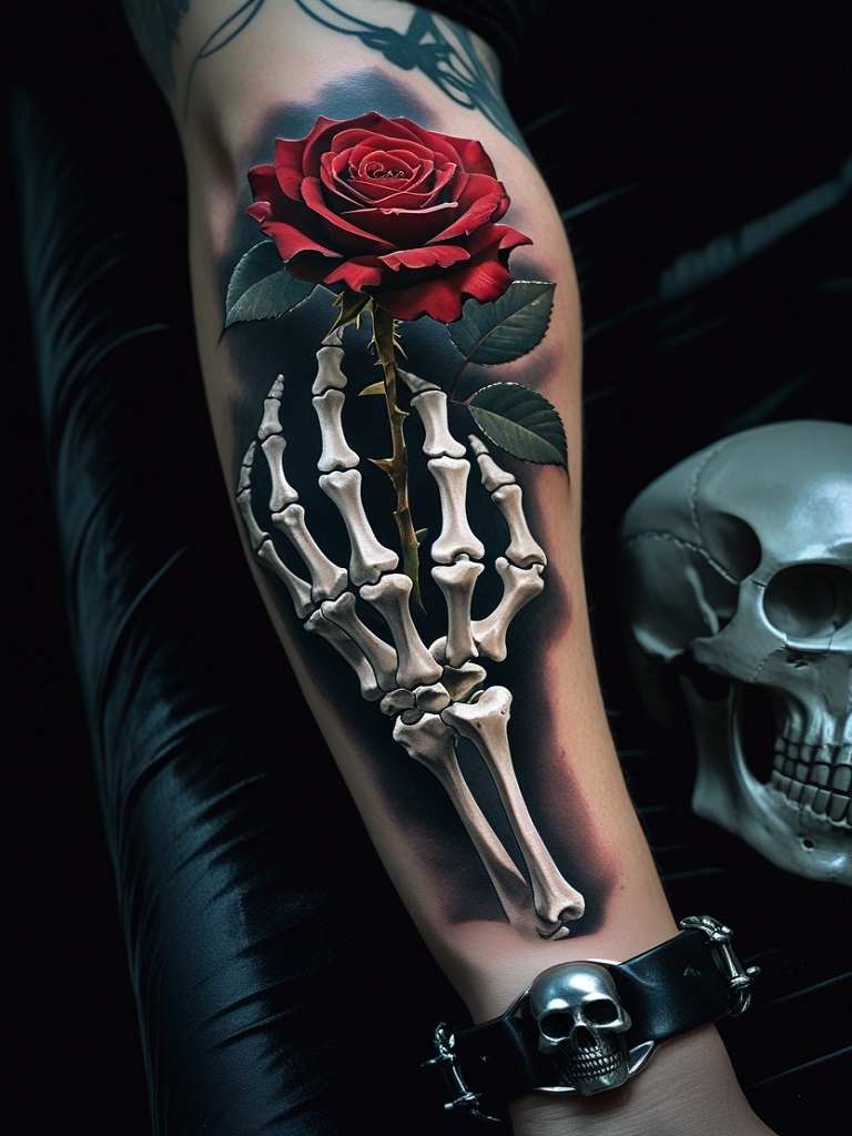 Red Rose Tattoo Ideas