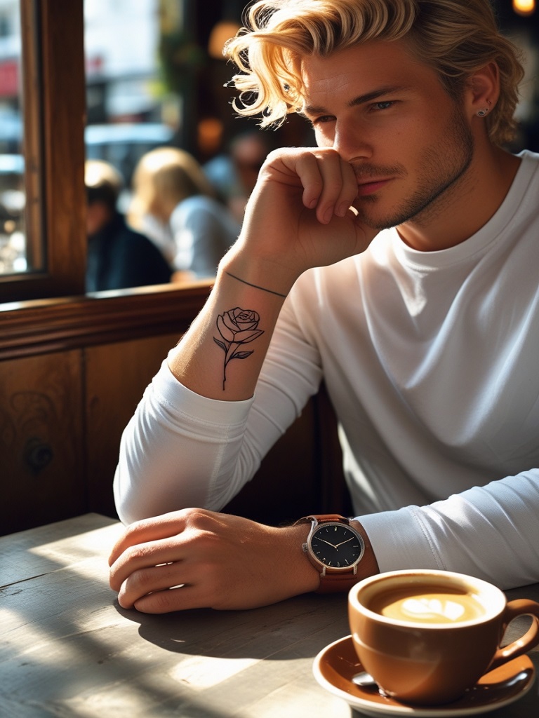 20+ Stylish Rose Tattoo Ideas for Men