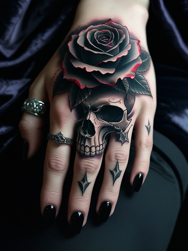 Amazing Rose Tattoo Ideas on Hand