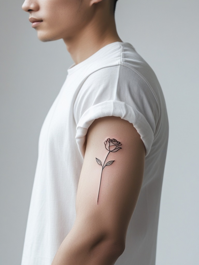 Stunning Rose Tattoo Ideas for Men