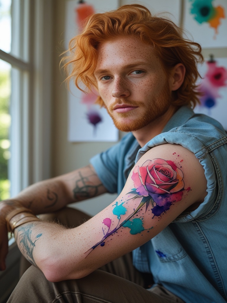 Stunning Rose Tattoo Ideas for Men