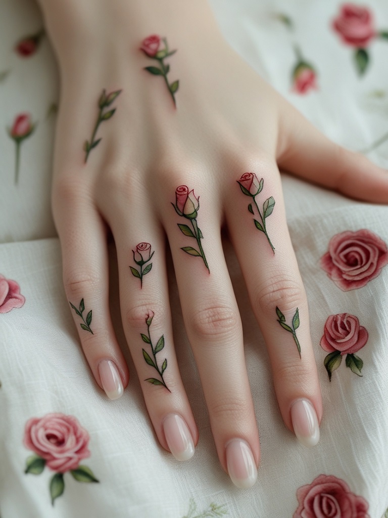 Amazing Rose Tattoo Ideas on Hand