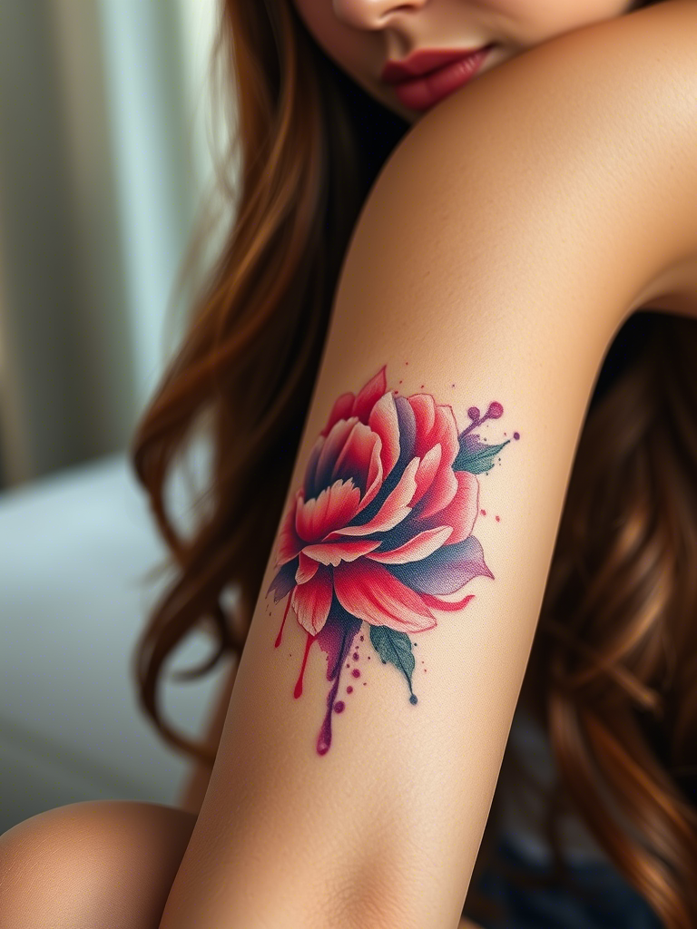 Watercolor Tattoo Ideas for Women