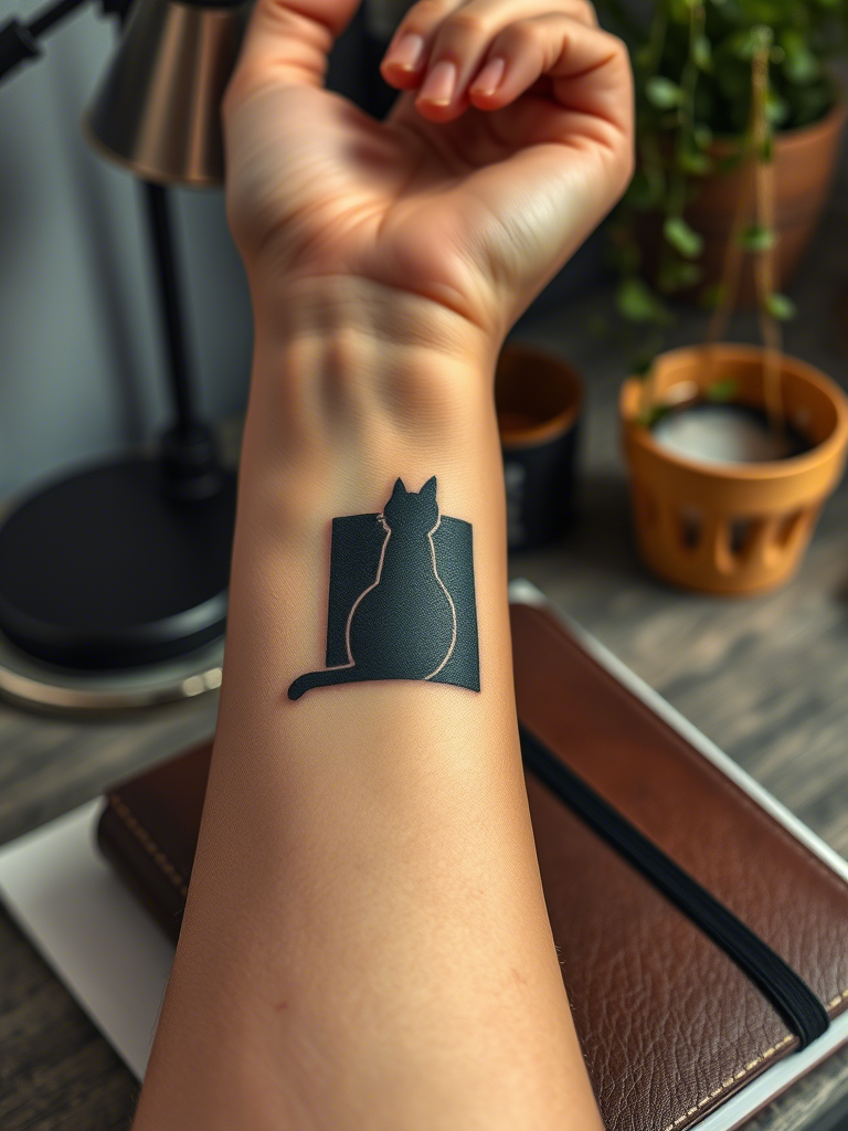 Simple Cat Tattoo Ideas