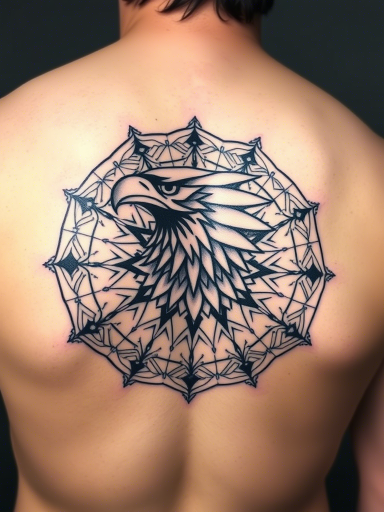 Eagle Tattoo Ideas on Back