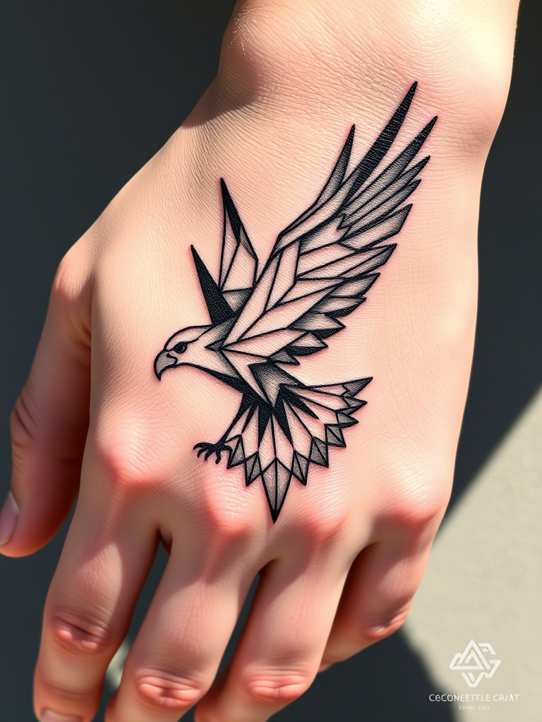 Eagle Tattoo Ideas on Hand