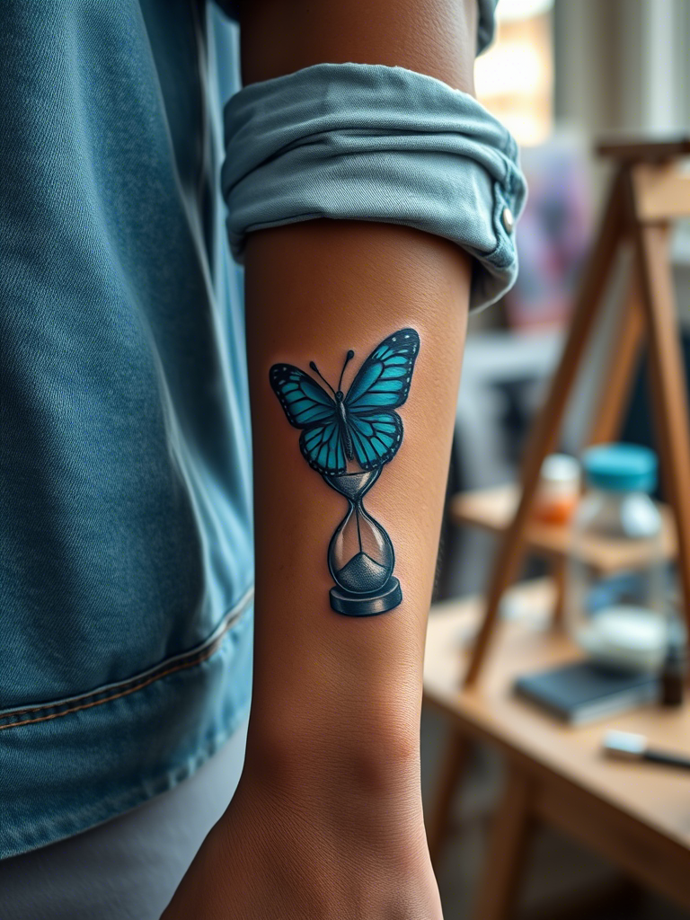 20+ Blue Butterfly Tattoo Ideas