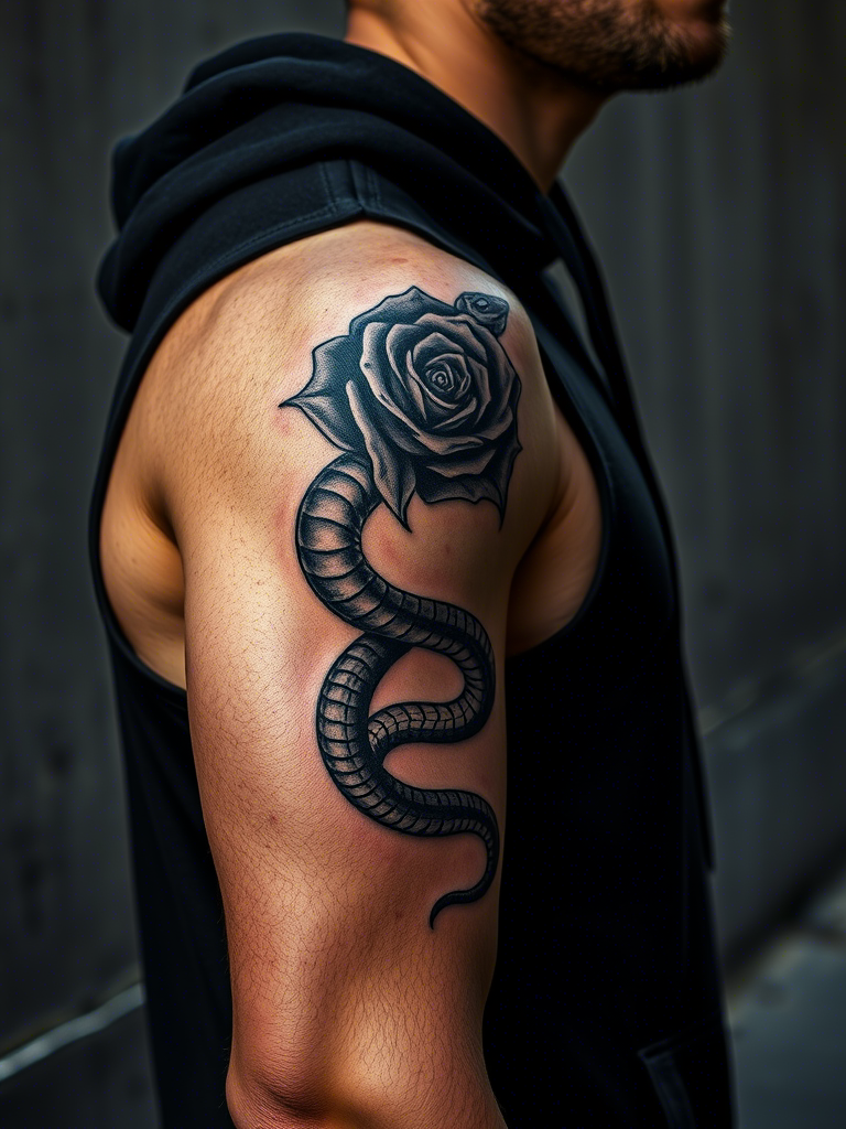 20+ Black Rose Tattoo Ideas Perfect for Men and Women