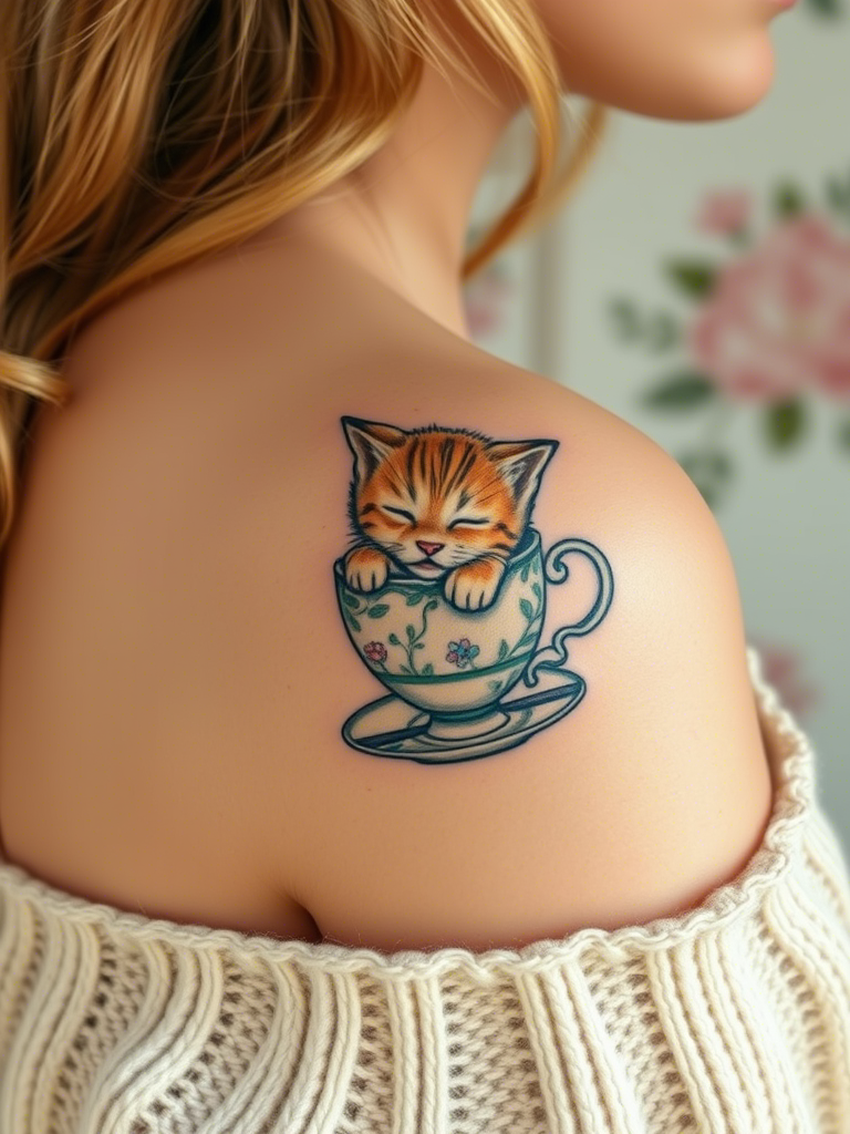 Cat Tattoo Ideas for Women