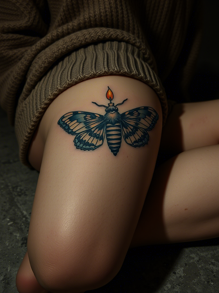 11. Moth with a Burning Candle Inside