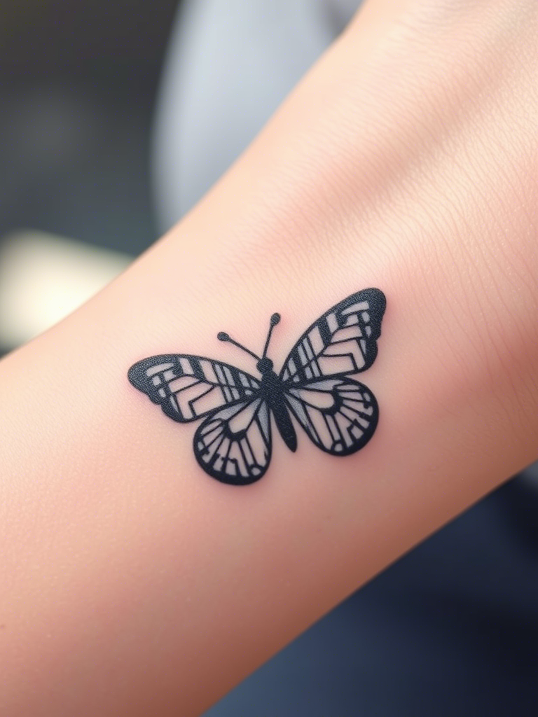 Black Butterfly Tattoo Ideas
