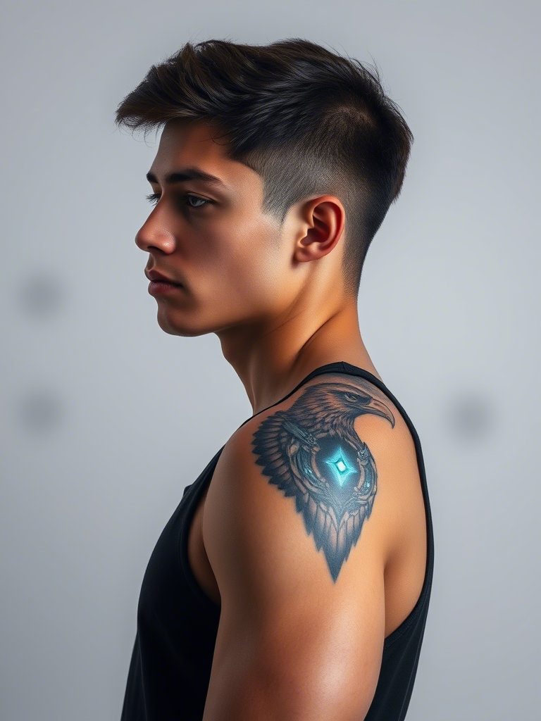Eagle Tattoo Ideas on Shoulder for Men