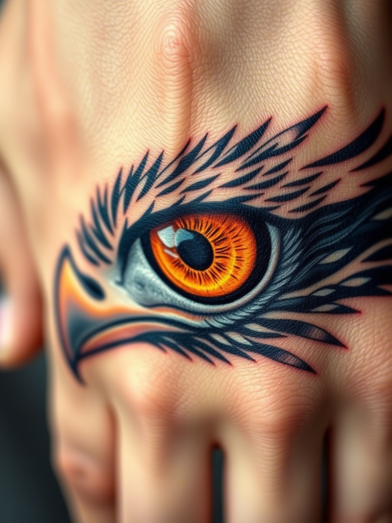 Eagle Tattoo Ideas on Hand