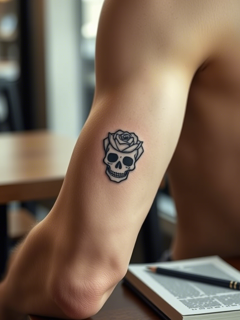 Floral Skull Tattoo Ideas