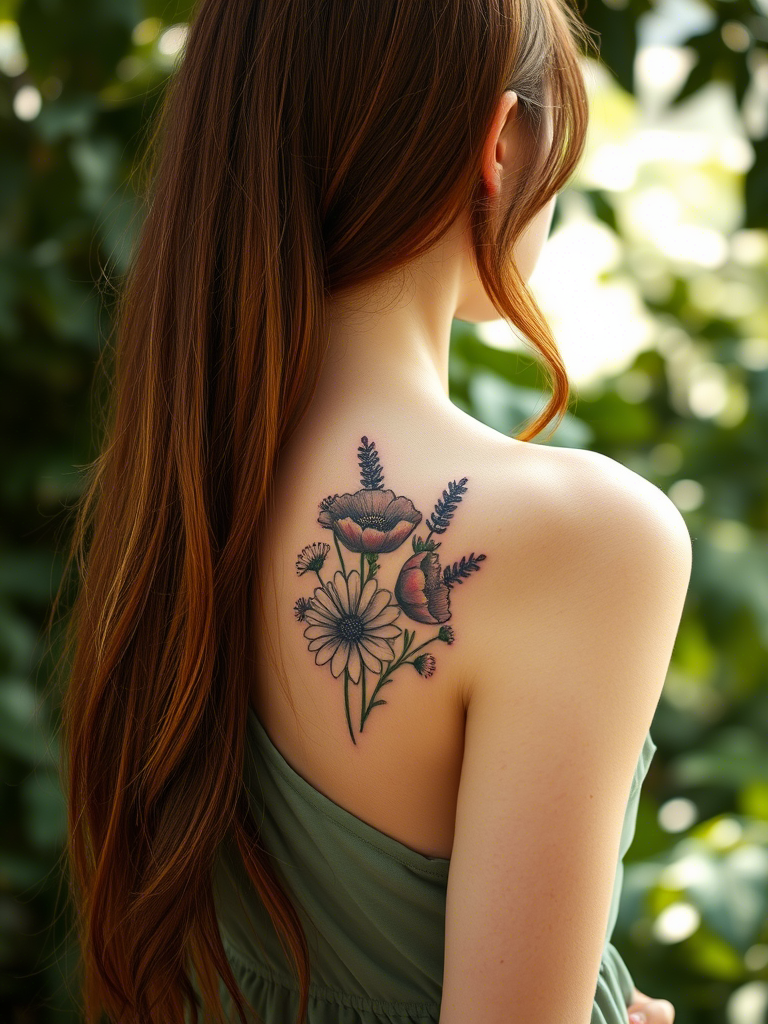 20+ Back of Neck Tattoo Ideas for Women