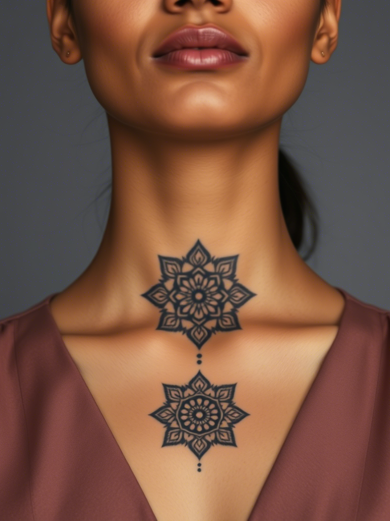 Neck Tattoo Ideas for Women