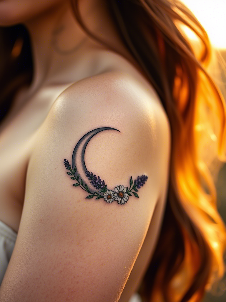 Moon Tattoo Ideas for Women