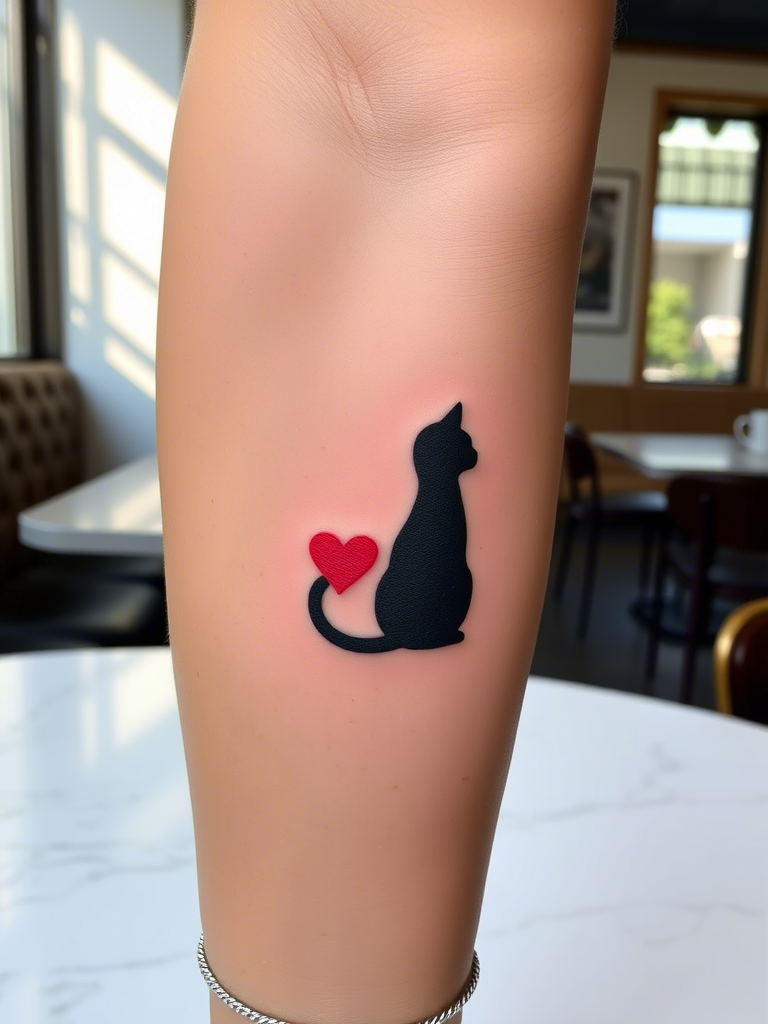 Simple Cat Tattoo Ideas
