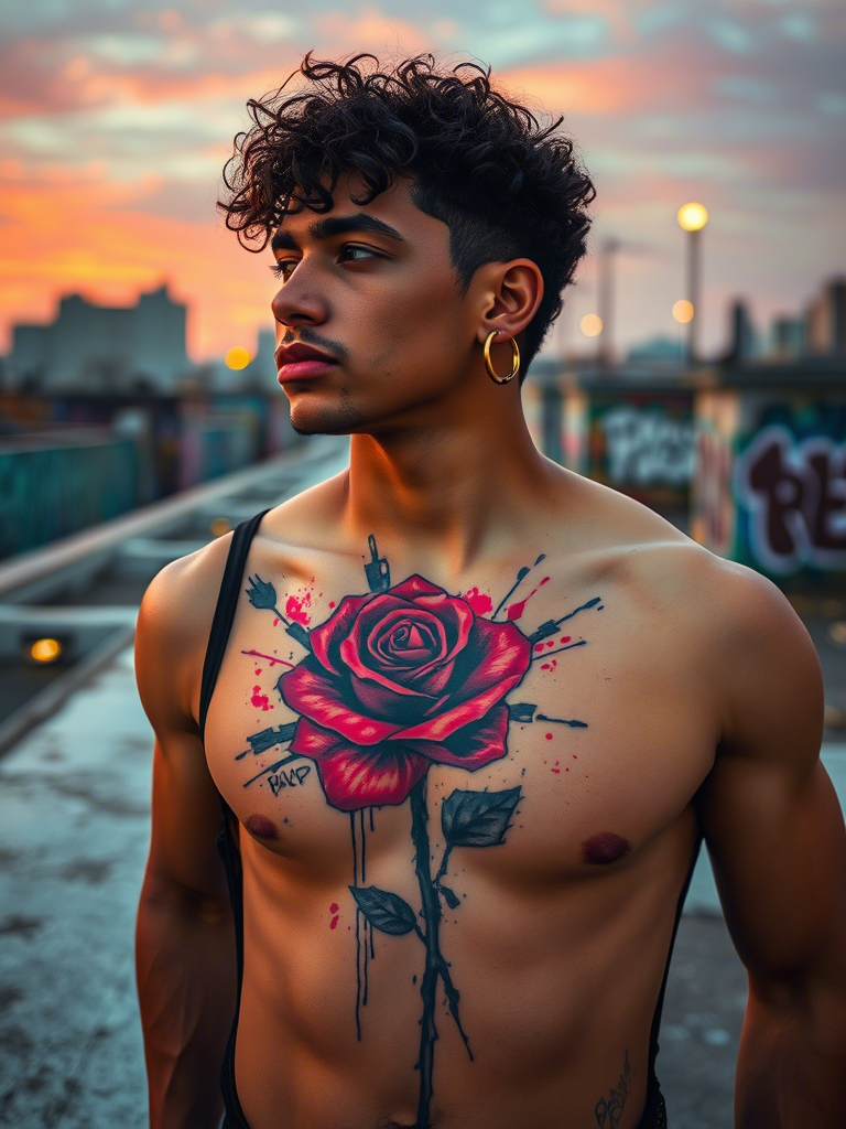 20+ Stylish Rose Tattoo Ideas for Men