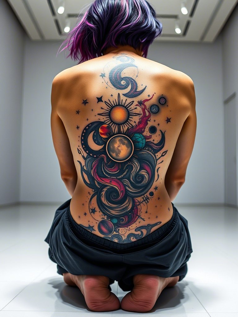  Sun and Moon Tattoo Ideas