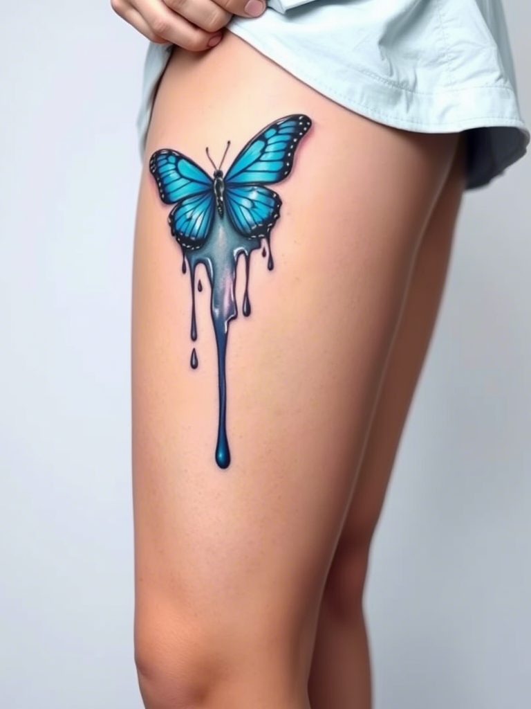 20+ Blue Butterfly Tattoo Ideas