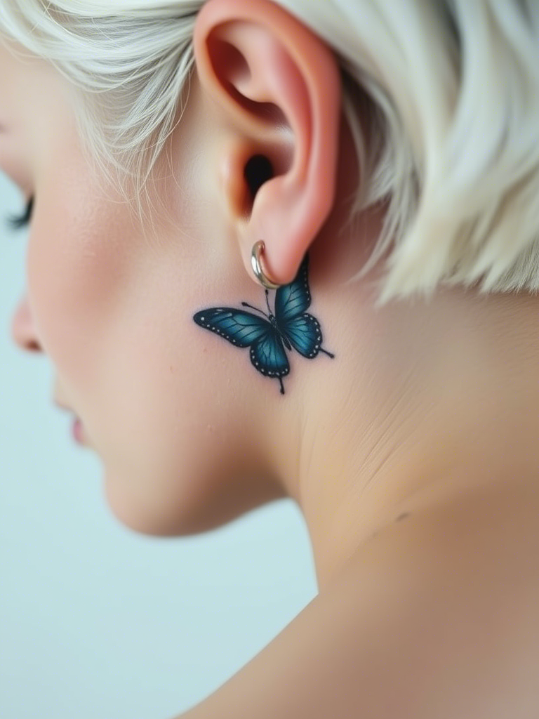 20+ Blue Butterfly Tattoo Ideas