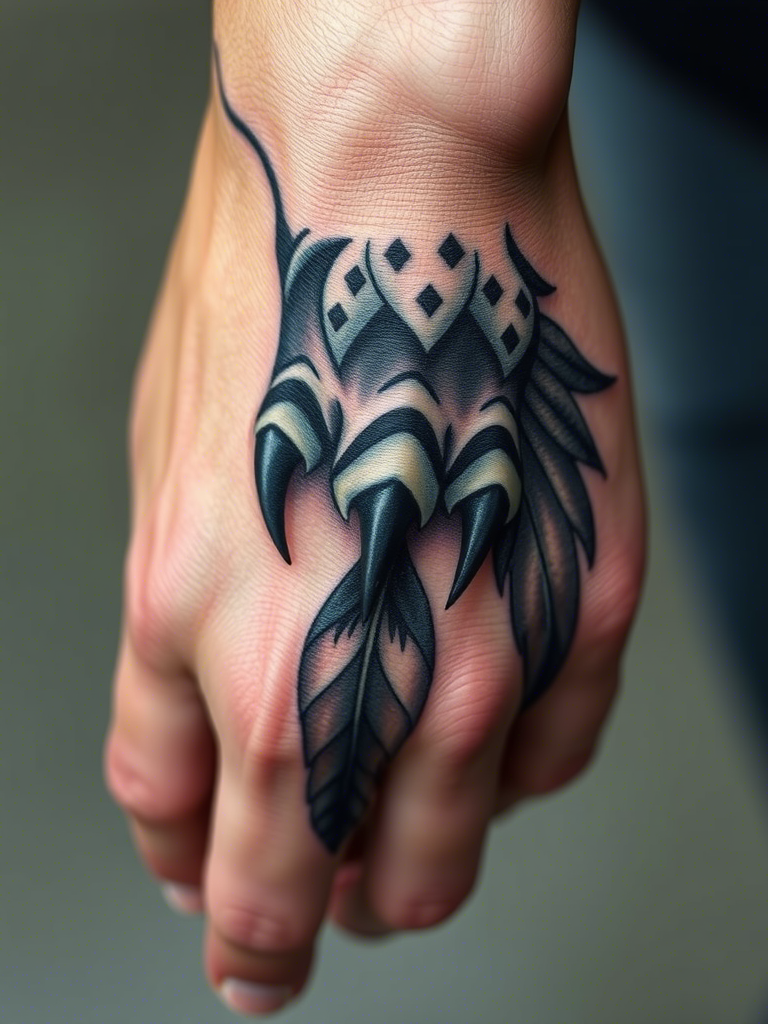 Eagle Tattoo Ideas on Hand