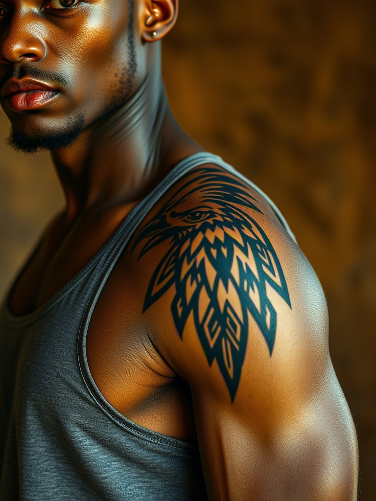 Eagle Tattoo Ideas on Shoulder for Men