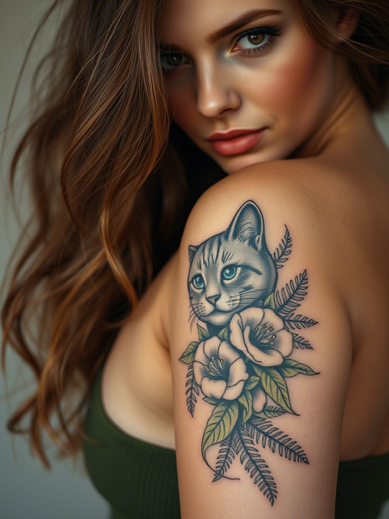 Cat Tattoo Ideas for Women