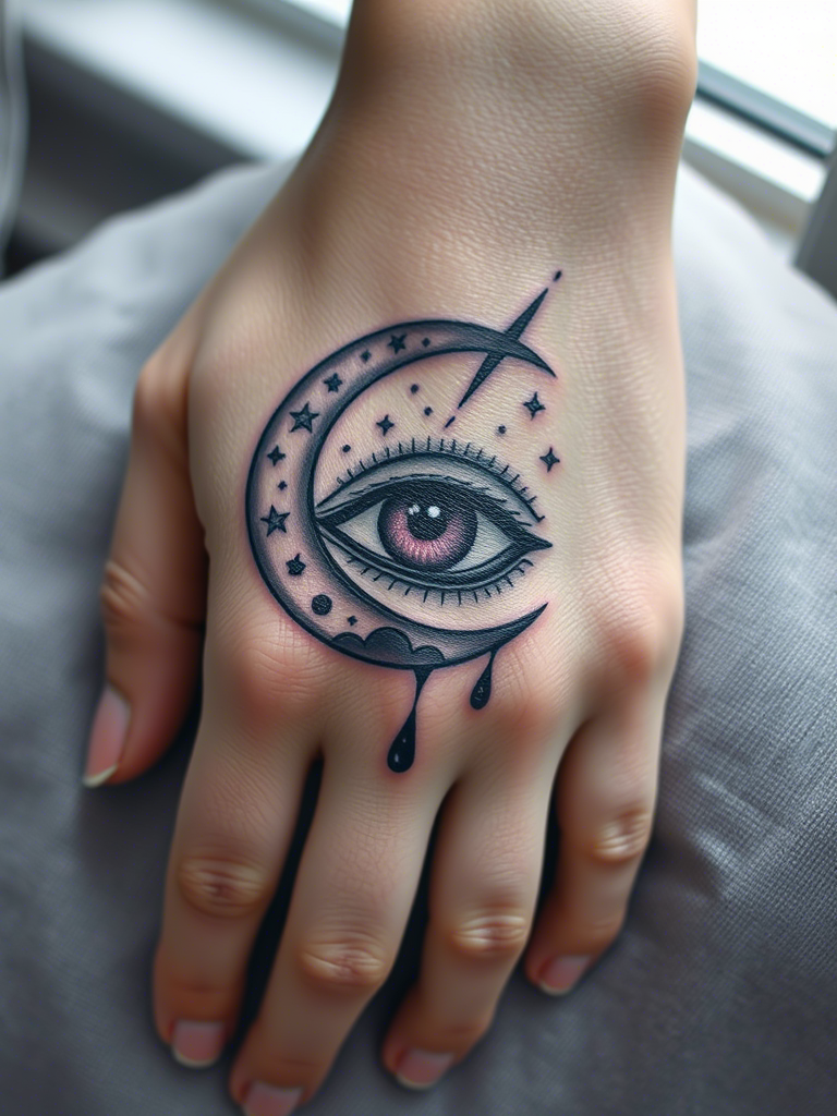 Moon Tattoo Ideas for Women