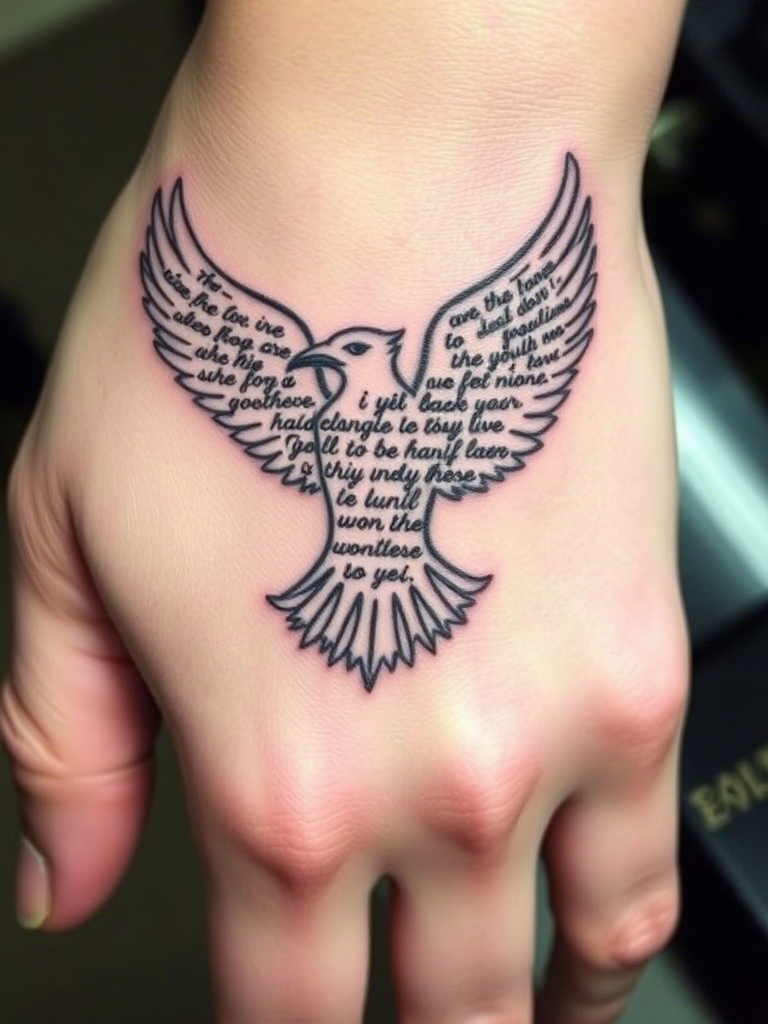 Eagle Tattoo Ideas on Hand