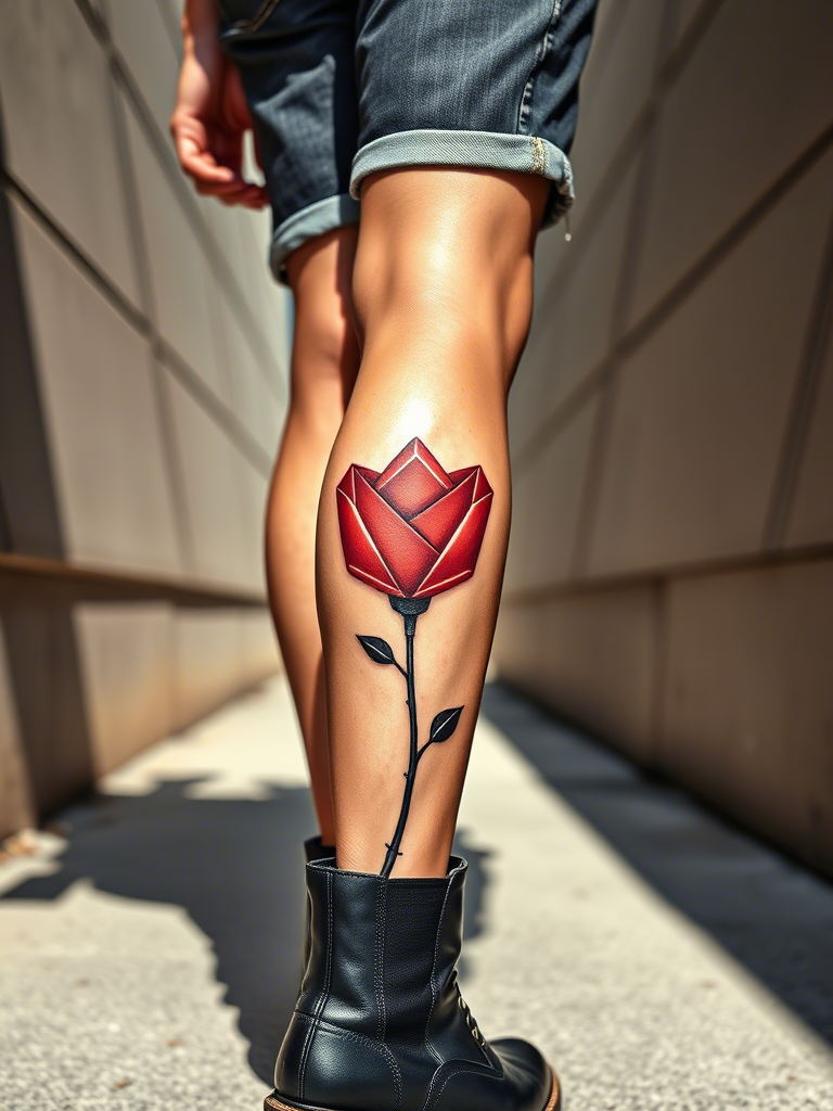 Red Rose Tattoo Ideas