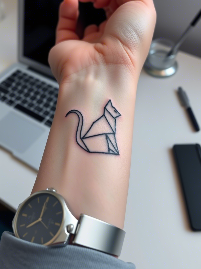 Simple Cat Tattoo Ideas