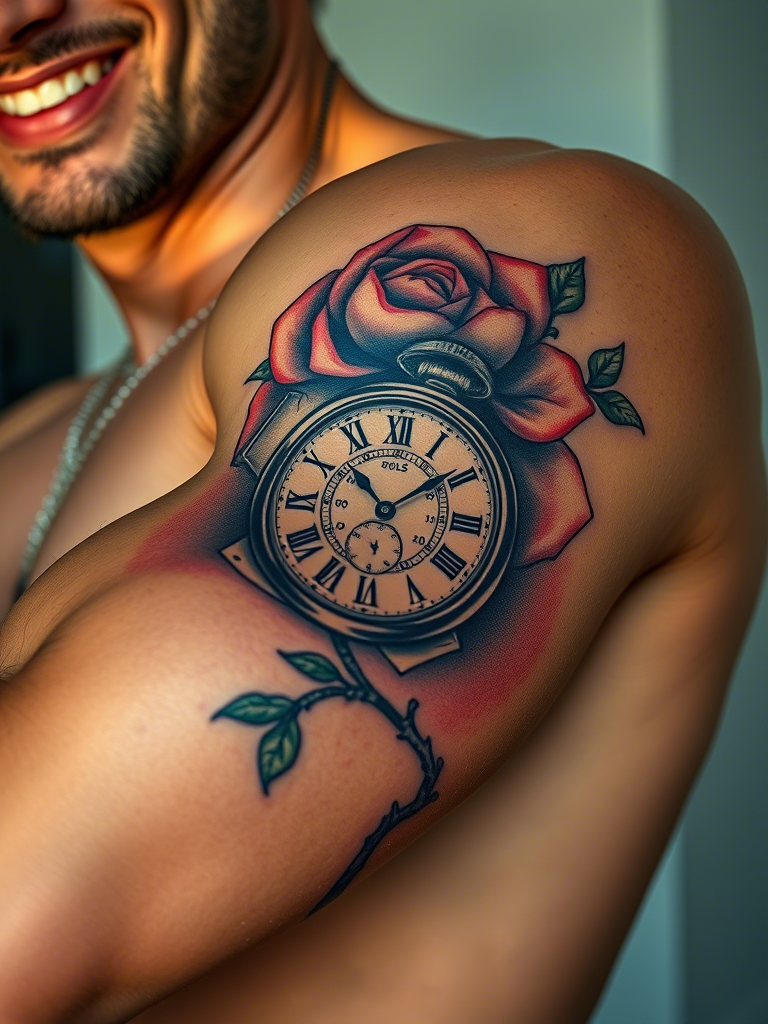 Stunning Rose Tattoo Ideas for Men