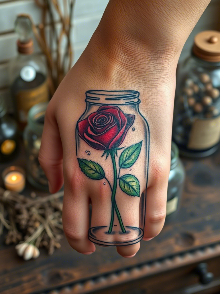 Amazing Rose Tattoo Ideas on Hand