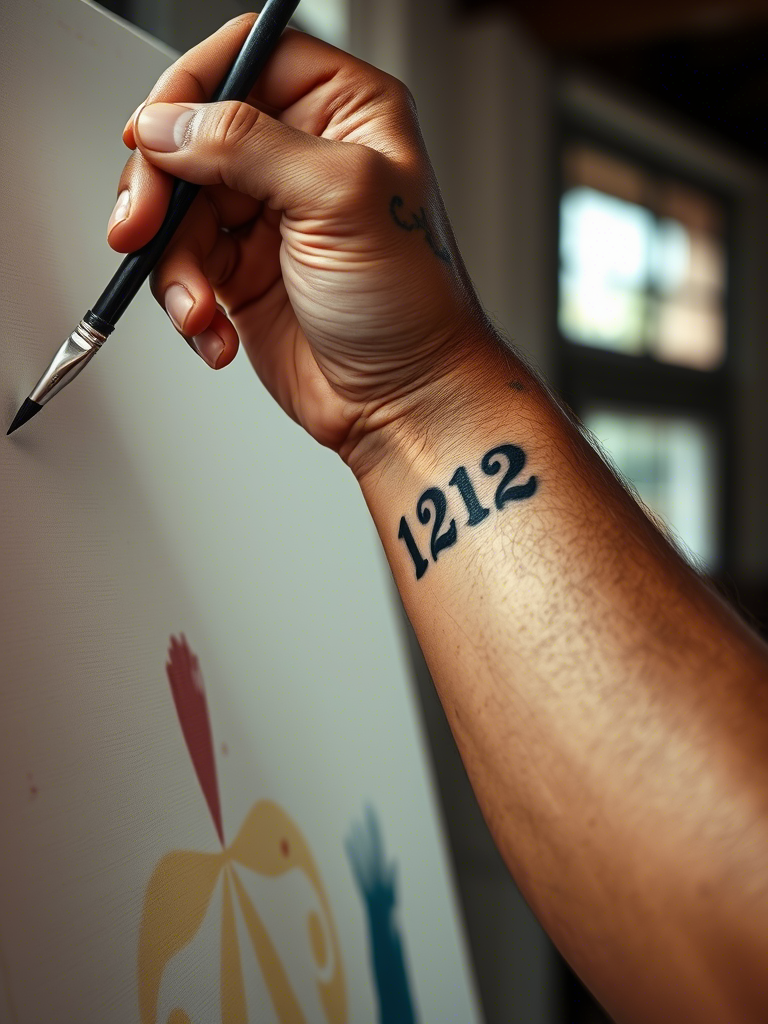 20+ Sweet And Delicate Angel Number Tattoos On The Arm