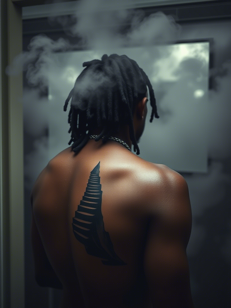 20+ Abstract Mountain Tattoos on the Ribcage