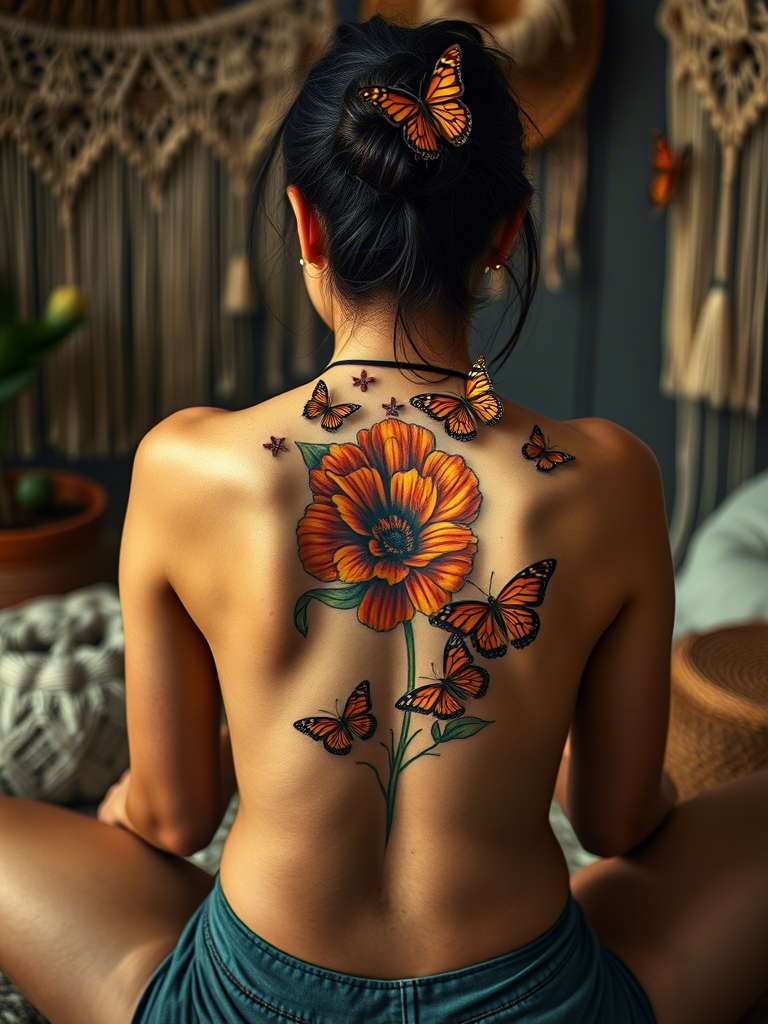 Meaningful Marigold Tattoos, Designs & Ideas