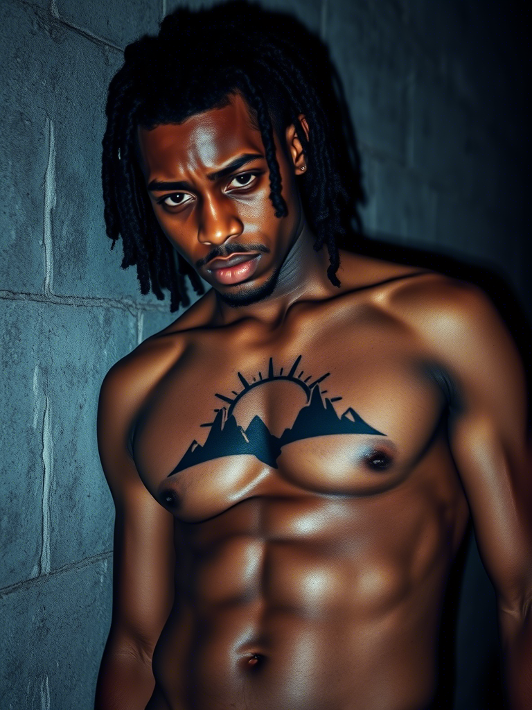 20+ Abstract Mountain Tattoos on the Ribcage