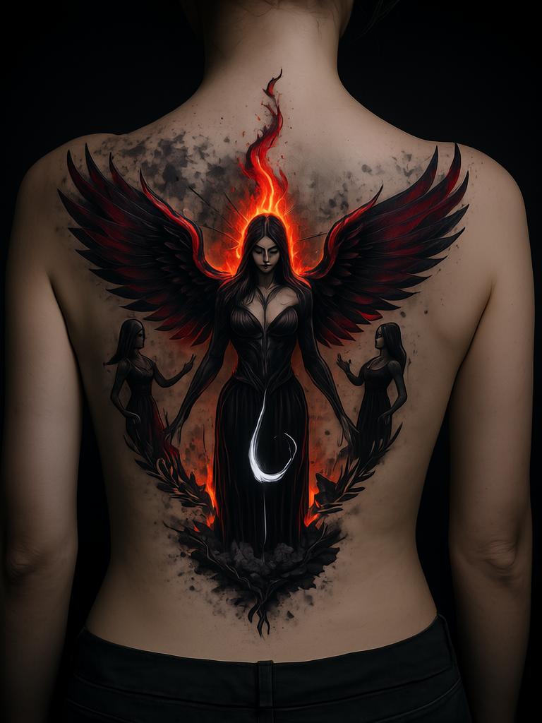 20+ Dark Feminine Tattoos To Unleash The Power Within You