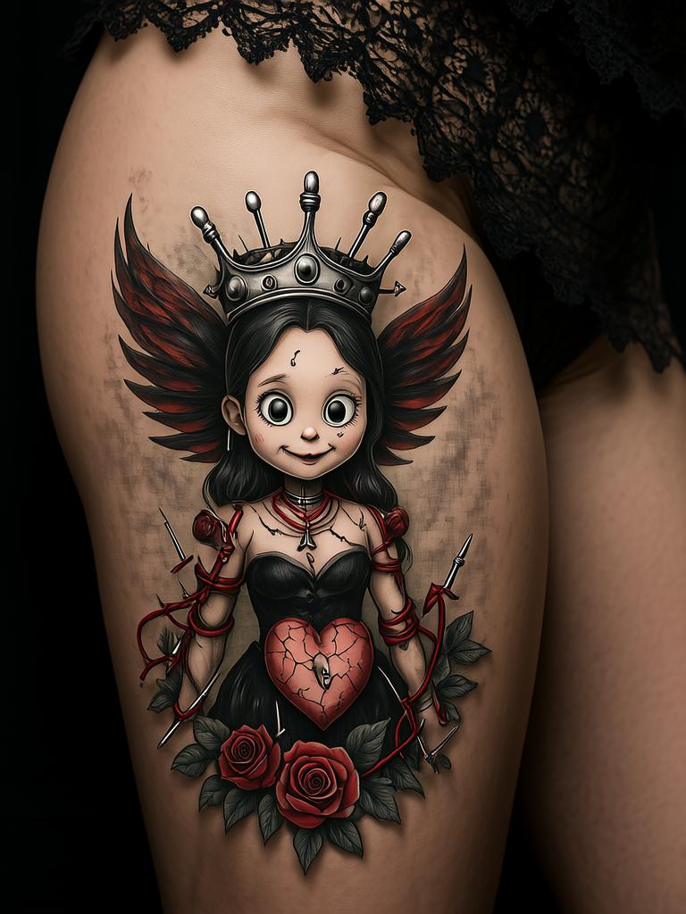 20+ Dark Feminine Tattoos To Unleash The Power Within You