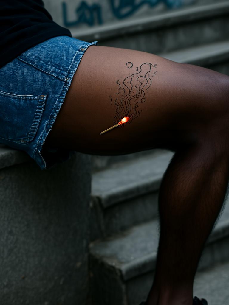 20+ Satisfying Smoke Tattoos That’ll Light Up Your Day
