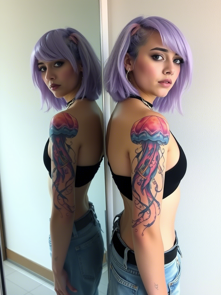 20+ Tattoo of a Smack of Jellyfish
